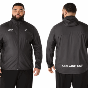 ASICS SILVER JACKET PERFORMANCE BLACK