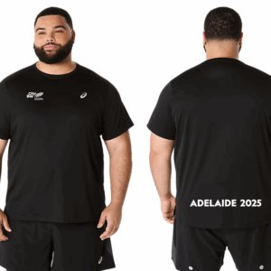 ASICS SILVER SS TOP PERFORMANCE BLACK