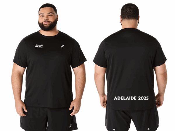 ASICS SILVER SS TOP PERFORMANCE BLACK