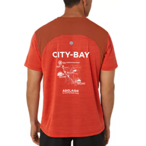 ASICS ROAD SHORT SLEEVED TOP Singed Red