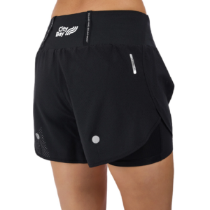ROAD 2-N-1 3.5 INCH SHORT PERFORMANCE BLACK