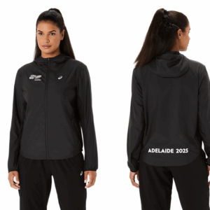 ASICS SILVER JACKET PERFORMANCE BLACK