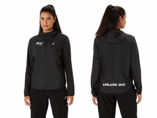 ASICS SILVER JACKET PERFORMANCE BLACK